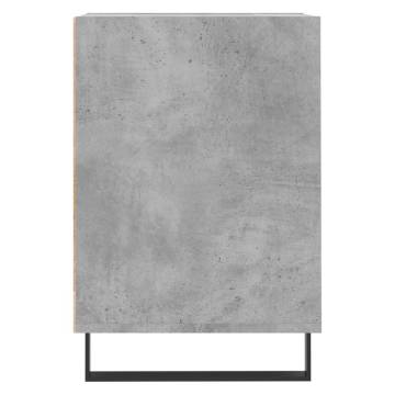 Stylish Concrete Grey TV Cabinet | 100x35x55 cm