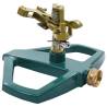 Rotary Sprinkler Green - Durable Metal Lawn Irrigation 21x22x13 cm