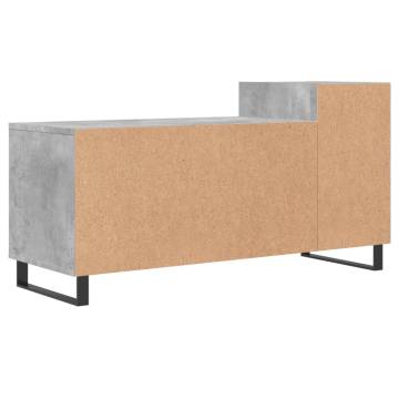 Stylish Concrete Grey TV Cabinet | 100x35x55 cm