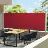 Patio Retractable Side Awning 600x160 cm Red Colour red Size 600 x 160 cm Quantity in Package 1 