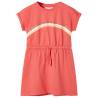 Kids' Dress with Drawstring Coral 92 Colour coral Size 92 (1.5-2y) 