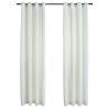 Elegant Velvet Blackout Curtains in Cream - 140x175 cm