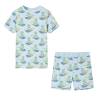 Kids' Pyjamas with Short Sleeves Light Blue 128 Size 128 (7-8y) 