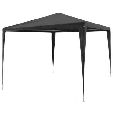 Party Tent 3x3 m PE Anthracite - Ideal for Outdoor Gatherings