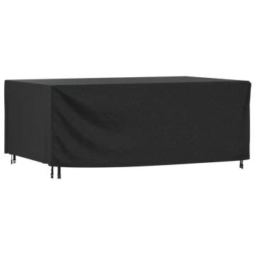 Garden Furniture Cover Black 240x140x90 cm - Waterproof 420D