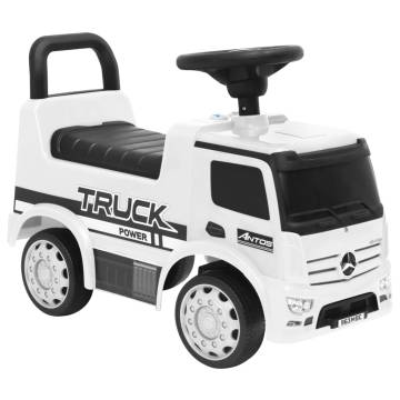 Step Car Mercedes-Benz Truck White - Fun & Stylish Ride-On Toy