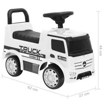 Step Car Mercedes-Benz Truck White - Fun & Stylish Ride-On Toy