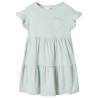 Kids' Dress with Ruffle Sleeves Mint 128 Size 128 (7-8y) 