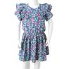 Kids' Ruffle Sleeve Dress in Cobalt Blue - Size 104