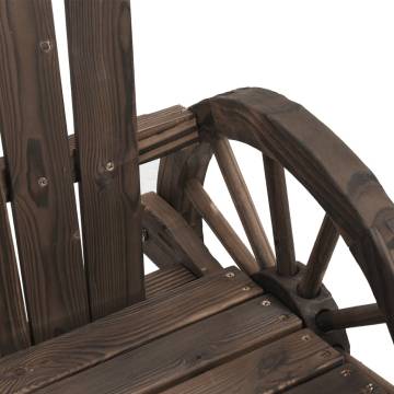 Rocking Adirondack Chair - Solid Fir Wood for Outdoor Comfort