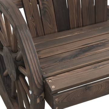 Rocking Adirondack Chair - Solid Fir Wood for Outdoor Comfort