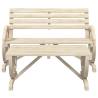 2 Piece Garden Lounge Set - Elegant Solid Wood Fir Furniture