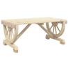 Garden Coffee Table - Solid Wood Fir 90x50x40 cm