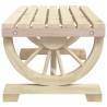 Garden Coffee Table - Solid Wood Fir 90x50x40 cm