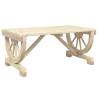 Garden Coffee Table - Solid Wood Fir 90x50x40 cm