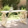 Garden Table 115x55x65 cm Solid Wood Fir Colour brown Quantity in Package 1 