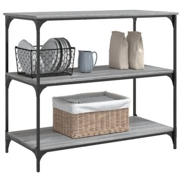 Kitchen Trolley Grey Sonoma - Stylish Storage Solution