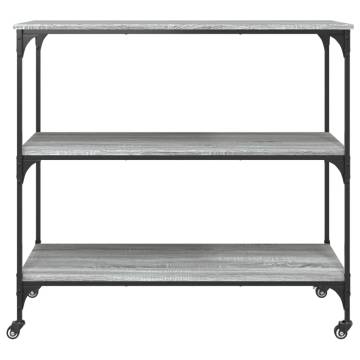 Kitchen Trolley Grey Sonoma - Stylish Storage Solution