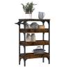 Kitchen Trolley Smoked Oak - Stylish Storage Solution