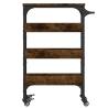 Kitchen Trolley Smoked Oak - Stylish Storage Solution