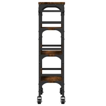 Kitchen Trolley Smoked Oak - Stylish Storage Solution