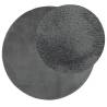 Rug OVIEDO Short Pile Anthracite Ø 160 cm - Stylish Comfort