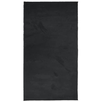 Rug OVIEDO Short Pile Black 80x150 cm - Comfort & Style