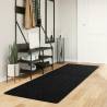 Rug OVIEDO Short Pile Black 80x250 cm Colour black Size 80 x 250 cm 