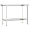 Stainless Steel Kitchen Work Table 110x55x85 cm - HipoMarket