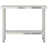 Stainless Steel Kitchen Work Table 110x55x85 cm - HipoMarket