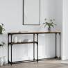 Console Table Smoked Oak 145x22.5x75 cm Engineered Wood Colour smoked oak Quantity in Package 1 Length 145 cm 