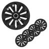 ProPlus Wheel Covers Fox Black 15" - 4 pcs | HipoMarket