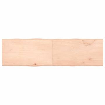 Live Edge Solid Wood Table Top - 180x50 cm | HipoMarket