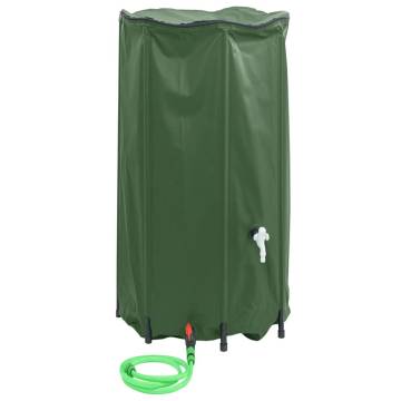 Foldable 380L Water Tank with Tap - Durable PVC Design