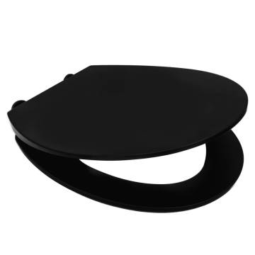 RIDDER Memphis Soft-Close Toilet Seat - Black Matt | HipoMarket