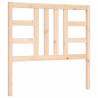 Solid Wood Bed Frame with Headboard 90x200 cm - HipoMarket