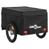 Sturdy Black Bike Trailer - 45 kg Iron Cargo Capacity