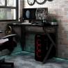 Gaming Desk with K Shape Legs Black 110x60x75 cm Colour black Size 110 x 60 x 75 cm 