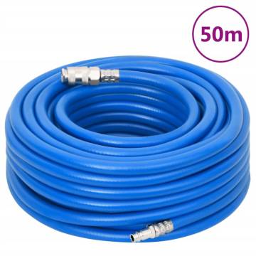 Air Hose Blue 0.7" 50m PVC - Durable & Flexible Compressor Hose