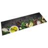 Kitchen Rug Washable Spices 60x180 cm Velvet Colour dark grey Size 60 x 180 cm Quantity in Package 1 