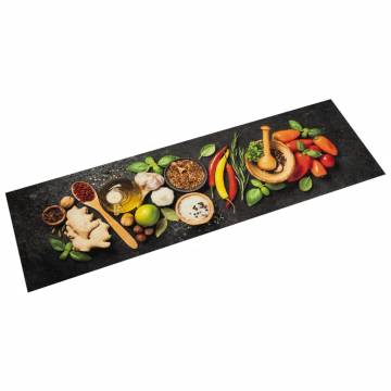 Kitchen Rug Washable Spices 45x150 cm Velvet | HipoMarket