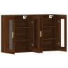 Wall Mounted Cabinets 2 pcs Brown Oak - Stylish Storage Solution