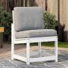 Garden Chair White 50.5x55x77 cm Solid Wood Pine Colour white pine Quantity in Package 1 