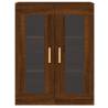 Wall Mounted Cabinets 2 pcs Brown Oak - Stylish Storage Solution