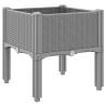 Garden Planter with Legs - Light Grey 40x40x42 cm | HipoMarket