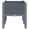 Garden Planter with Legs - Grey 80x40x42 cm | Hipomarket