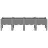 Garden Planter with Legs - Light Grey 160x40x42 cm | Hipo Market