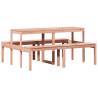 Sturdy Solid Wood Douglas Picnic Table - 160x134x75 cm