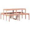 Sturdy Solid Wood Douglas Picnic Table - 160x134x75 cm