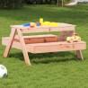 Picnic Table for Kids 88x97x52 cm Solid Wood Douglas Colour natural douglas Quantity in Package 1 